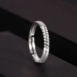 GIVA 925 Sterling Silver Rhodium-Plated Adjustable Finger Ring-picture-38