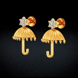 Joyalukkas Gold 22K Sunbrella Stud Earrings for Women-image-59