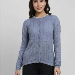 Forever 21 Blue Self Pattern Sweater-picture-34