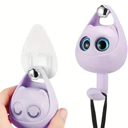 AUGEN Purple & Black Wink Cat Adhesive Wall Hook-picture-45