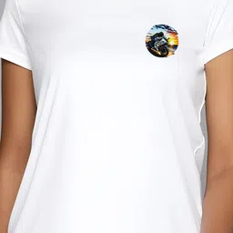 DressBerry Women White Polyester Printed Tshirts-picture-18