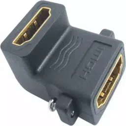 Pac 0.1mtr Hdmi Female To Female Right Angle L Type Hdmi Adapter for Faceplate, Computer image 2
