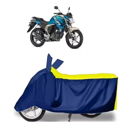 Auto Pearl Two Wheeler Cover for Yamaha FZ S FI V 2.0 - Yellow, Blue-picture-35