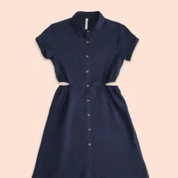 Pantaloons Junior Navy Regular Fit Dress-image-24