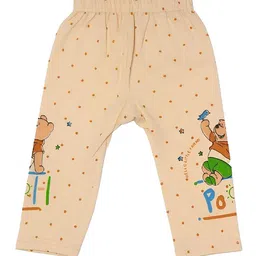 PALMLON Infants Pack Of 5 Printed Cotton Track Pants image 3