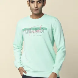 Urban Ranger by Pantaloons Green Regular Fit Printed Sweatshirt-picture-17
