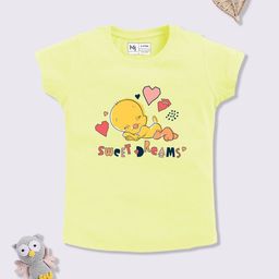 YK X Minute Mirth Infant Girls Tweety Printed Pure Cotton T-shirt-picture-31