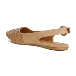 London Rag Women's Beige Ankle Strap Sandals image 5