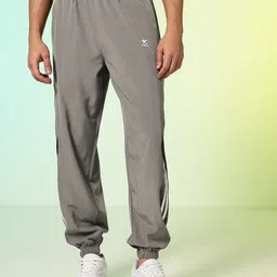 HRX by Hrithik Roshan Men Rapid-Dry Lifestyle Side Striped Joggers image 2