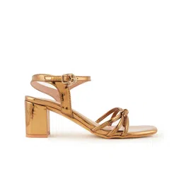 Anouk Women Solid Block Heel Sandals with Buckles image 4