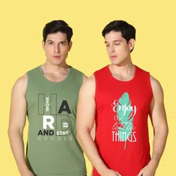 WOOSTRO Men Typography 2 Printed Slim Fit T-shirt image 4