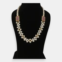 Sri Jagdamba Pearls Gold-Plated Trinkets Pearl Set for Women-picture-15