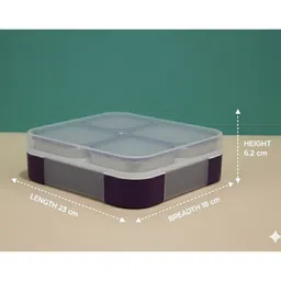 Rushabh Novelty Lunch Box 637-Purple image 2