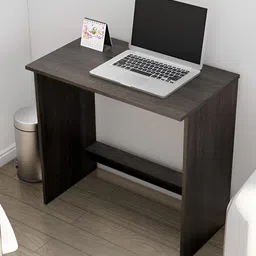 HEXA RED Brown Engineered Wood Study Table For Work From Home Students & Computer Table-picture-46