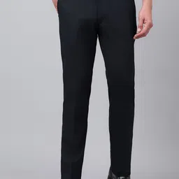 Richlook Men Smart Regular Fit Formal Trousers image 1