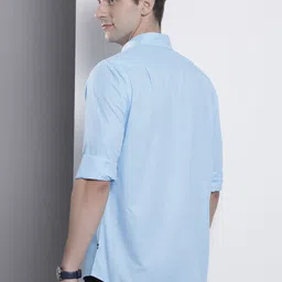 Nautica Self Design Classic Fit Pure Cotton Casual Shirt image 5
