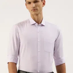 Peter England Purple Regular Fit Shirt-picture-36