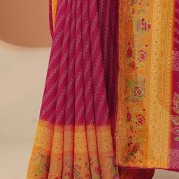 Libas Ethnic Motifs Pure Georgette Saree image 3