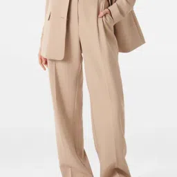 Forever New Beige High Rise Pants-picture-29