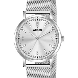 WROGN Men Textured Dial & Stainless Steel Straps Analogue Watch HOBWRG0461-picture-15