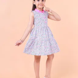 PINK MERMAID Print Fit & Flare Dress image 5