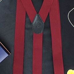 PELUCHE Men Red Solid Suspenders-picture-49