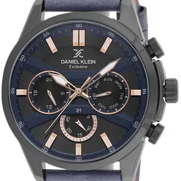 Daniel Klein Men Dial & Leather Straps Analogue Watch DK.1.13794-5 image 5