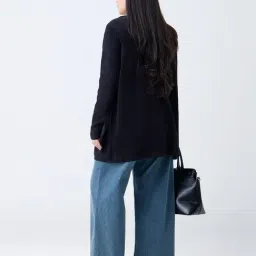 Gia by Westside Black Solid Shrug image 2