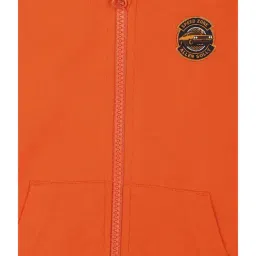 Allen Solly Junior Orange Solid Sweatshirt image 3