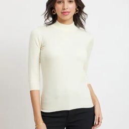 Fablestreet Off White Relaxed Fit Sweater-picture-30