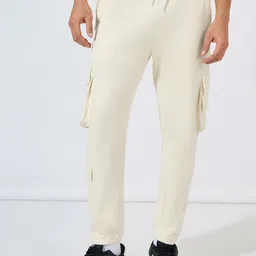 Styli Men Pure Cotton Cargo Jogger with Zipper Pockets image 2