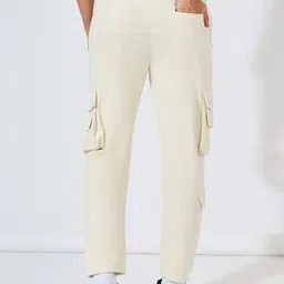 Styli Men Pure Cotton Cargo Jogger with Zipper Pockets image 3