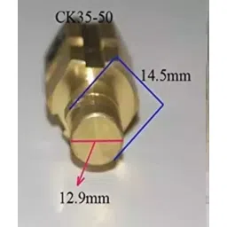 Techno Tronics 35 & 50 mm Brass Male Connector (Pack of 2) image 2