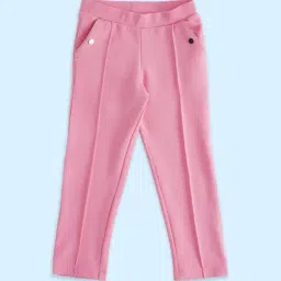 Pantaloons Junior Pink Cotton Regular Fit Jeggings-picture-40