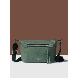 Accessorize London Women'S Green Mini Soft Casual Sling Bag image 2