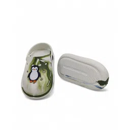 Lil Lollipop Kids Marble Look Penguin Applique Anti-Slip Clogs image 5