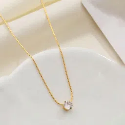 Jewels Galaxy Gold-Plated Circular Pendants with Chains-picture-29