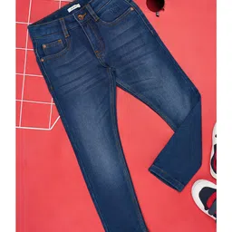 Pantaloons Junior Mild Washed Jeans - Blue-picture-39