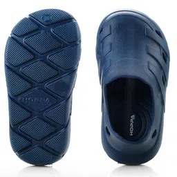 HOPPA SWEDEN Solid Slip On Perforated Clogs - Navy Blue image 4