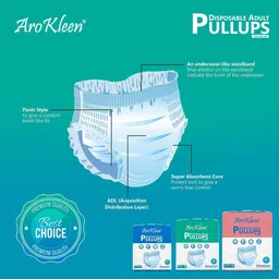 Arokleen Set Of 6 Disposable Adult Pullups - 10 Pcs Each - XL image 3