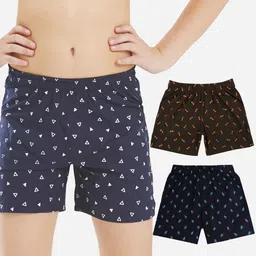 Bodycare Kids Boys Pack Of 2 Geometric Printed Shorts-image-80