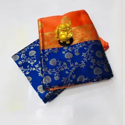 Parampara Ethnic Woven Design Zari Pure Silk Banarasi Saree image 5