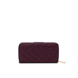 Lavie Luxe Women Diamond25 Bifold Zip Wallet -Purple (L) image 4