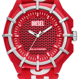 DIESEL Men Red Patterned Analogue Watch DZ4621-picture-29