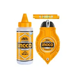 Ingco HCLR0130 Chalk Line Reel with 1 Bottle Chalk & 1 Spirit Bubble image 2