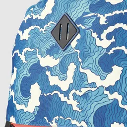 Gear Unisex Blue & Black Graphic UBER WAVE Backpacks image 4