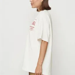 LULU & SKY Women Typography Printed 1 T-shirt image 2