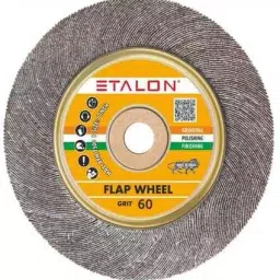 ETALON Flap Wheel 6"x1"X16mm - With Wooden Bush - Grit: 400-image-0