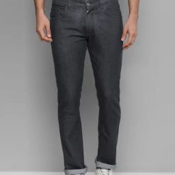 Allen cooper Dark Grey Regular Fit Jeans-picture-16