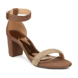 Inc.5 Women's Brown Ankle Strap Sandals-image-91